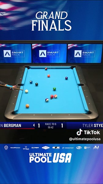 Bergman responds in style #UltimatePoolUSA #billiards #8ballpool #UPL #pool