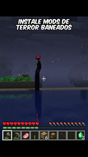 Instale mods baneados💀 #minecraft #shorts #terror