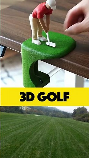 I Made a PERFECT Golf Simulator at Home ⛳ #golf #diy #gadget