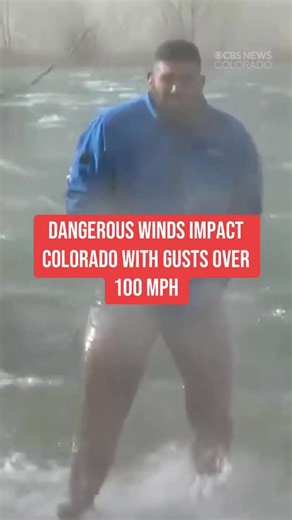 Another round of intense winds moved into Colorado Friday, prompting a First Alert Weather day due to the increased fire danger. The National Weather Service issued a “Particularly Dangerous Situation” for northwest Jefferson and western Boulder counties and a red flag warning for much of the Front Range. The wind event is expected to create gusts of up to 100 mph in some places and has already caused damage in multiple areas across the state. Read more at the link in our bio. | CBS Colorado