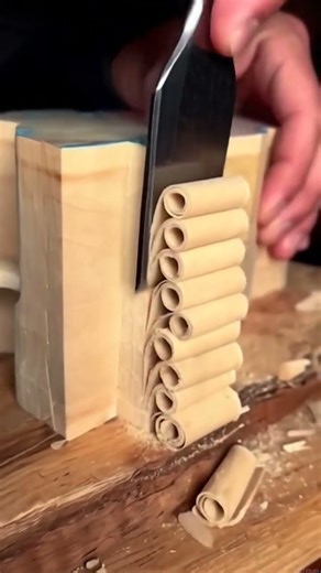 Asmr wood cutting #viral #video #woodscraft