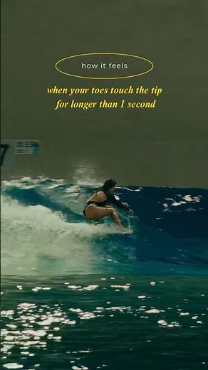 She made it look easy but it took her 6 years. Most surfers spend years chasing this feeling
