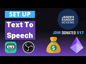 How to Add Text to Speech With Donations and Bits!