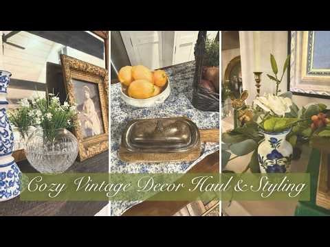 Vintage Thrift Finds for Decorating Our 1840s Historic Home