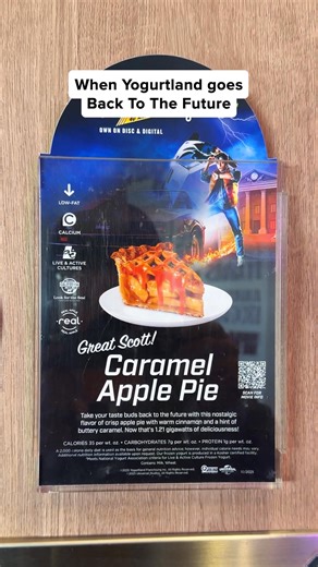 Great Scott! Caramel Apple Pie and Doc's Churro Bites will take you Back.. to the Future! Now swirling for a limited time while supplies last.  #frozenyogurt #backtothefuture | Yogurtland Manhattan Beach | Facebook