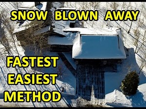 🌟How to ❄Snow Blow☃ your Driveway🏡 in 7 Minutes⌛