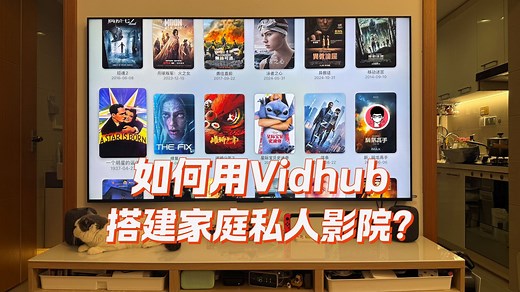 如何用Vidhub搭建家庭私人影院？看真4K！