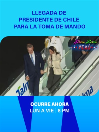 Chilean President Arrives in Peru for Diplomatic Meeting