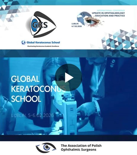 #gks #globalkeratoconusschool #scop #ophthalmology #okulistyka #keratoconus #education #ophthalmologyeducation | Stowarzyszenie Chirurgów Okulistów Polskich