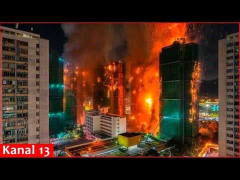 Deadly Fire in Hong Kong High-Rise Complex Claims 55 Lives; Three Arrested