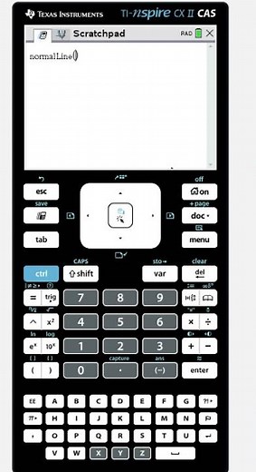 How to Quickly Find The Equation of Normal Line Using CAS Ti-Nspire | Maths Methods