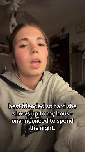 Best Friend Shows Up Unannounced to Spend the Night