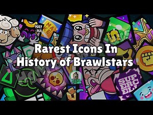 Top 20 Rarest Profile icons in Brawl Stars || Cosmetics || Rarest icons || Gaming