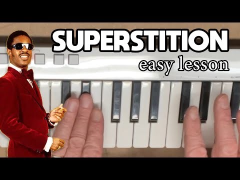 Superstition - Stevie Wonder Beginner Keyboard Lesson