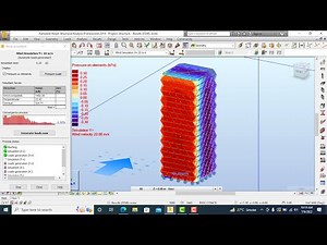 Wind Load Simulation in Robot Structural Analysis | Wind Load Analysis