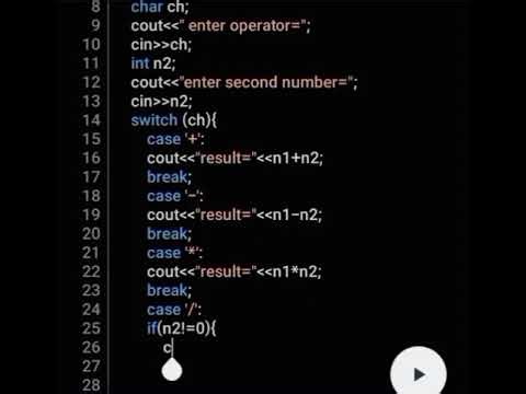 Simple calculater in C++