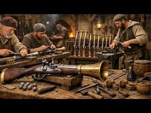 Inside the Blunderbuss Workshop: The Weapon of Guards and Pirates (Full Process)