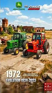 John Deere vs Case (1924-2023)! The Ultimate 100-Year Tractor Evolution! | ShiftEvo