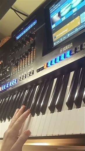 🎶🌲 YAMAHA GENOS 2 COVERS | Ding Dong Merrily On High #shorts #coversong