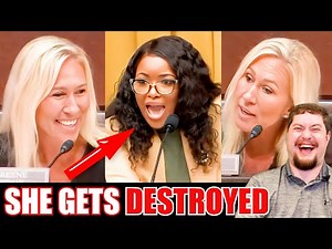 MTG laughs at hysterical Jasmine Crockett, then HUMILIATES her in front of congress