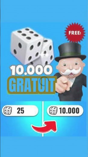 🎲 Dés Gratuits Monopoly GO ⚡ Comment Obtenir des Dés Illimités Facilement en 2025 🤑