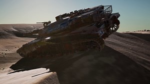 Militairy Tanks Destructed In Desert At Stock Footage SBV-328235660 - Storyblocks