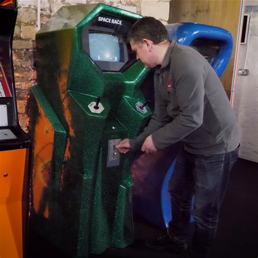 Gamers Successfully 3D-Print Rare Full-Sized 1973 Atari Space Race Arcade Cabinet