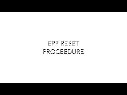 (Genmega ATM) EPP Reset Procedure