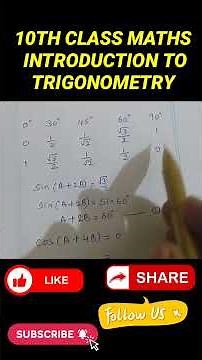 10TH CLASS MATHS | INTRODUCTION TO TRIGONOMETRY | IMPORTANT PROBLEMS -2