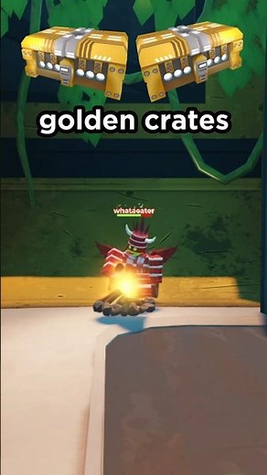 Opening 2 GOLDEN CRATES in TDS #roblox #tds