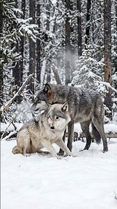 When Wolves Fall in Love: A Rare Tender Moment in the Wild