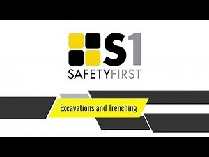 Excavation and Trenching - Safety First Safety Basics