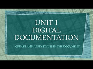 Class 10 | IT Unit 1 Digital Documentation (Create and Apply Styles - Part 2)