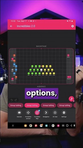 The "share choreography" feature in ArrangeUs is so helpful!