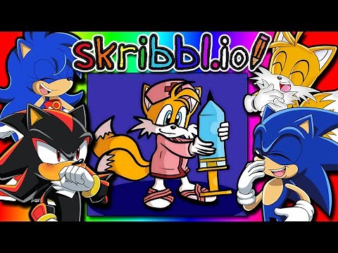 NURSE TAILS! | Sonic Tails Shadow & Sonica Play Skribbl.io