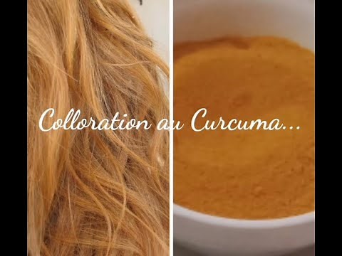 COLORATION AU CURCUMA