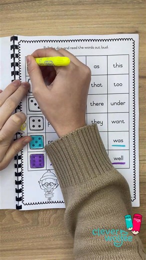 2.1K views · 12 reactions |  Who says reading has to be boring? At Clever Wolfee, we roll the dice - and make sight words FUN! 朗 Kids pick a word, roll the dice, and say it in silly ways: whisper it… shout it… say it like a robot! 烙 It’s PLAY time and LEARNING time, all in one! www.cleverwolfee.com | Clever Wolfee | Facebook