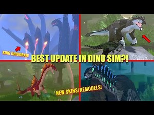 Dinosaur Simulator | NEW Kaiju Sauro + Remodels Update Gameplay!!