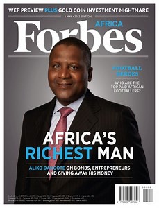 “Africa’s Richest Man” Aliko Dangote Covers the May Issue of Forbes Africa