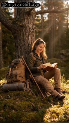 She Walks Alone in Nature 🌲 | Peaceful Survival Cinematic