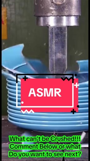 ASMR crushing things with a hydraulic press #satisfying #relaxing #asmr #asmrsounds #hydraulicpress