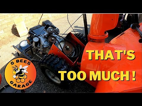 Ariens 926LE Maintenance