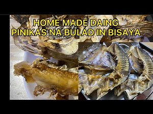 HOW TO MAKE HOME MADE DAING//DRIED FISH//HOMEMADE BULAD NA PINIKAS