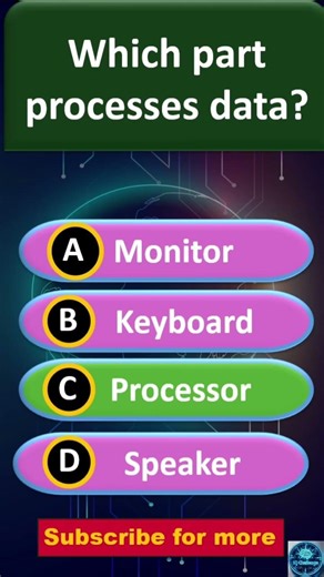 Computer Knowledge Test | 5 Questions Challenge 💻 #Shorts