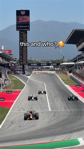 our perfect spot 😍 #f1 #formula1 #barcelonagp | Formula One