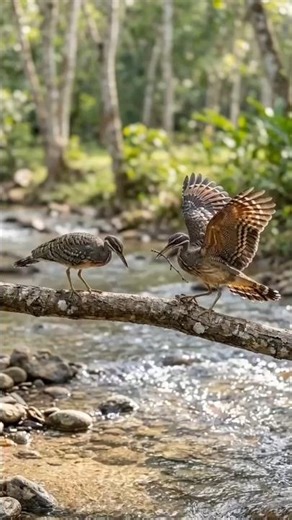 Sunbittern Birds Build a Perfect Nest Step by Step 🐦 | Timelapse