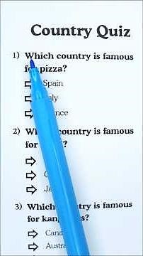 Can You Guess These 6 Famous Countries? 🌎 | Country Quiz Challenge