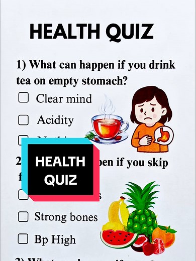 Engaging Health Quiz to Test Your Knowledge