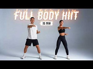 15 MIN CARDIO HIIT WORKOUT - ALL STANDING - Full Body, No Equipment, at Home
