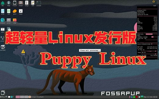 【凛白】轻松装进U盘的超轻量Linux发行版——Puppy Linux安装与体验